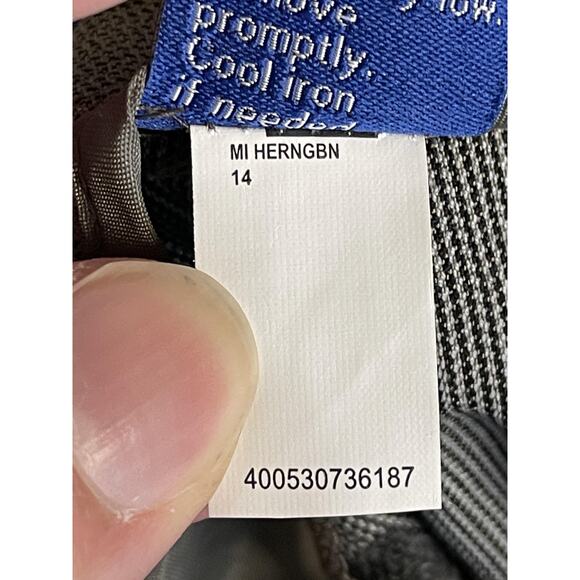 Apt 9 Pants Womens 14 Brown Dress Slacks Straight Leg Stretch Career Work - Picture 13 of 13